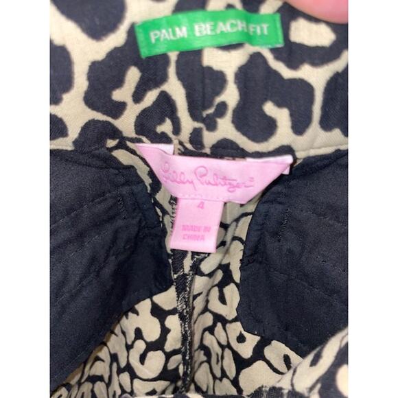 Lilly Pulitzer Palm Beach fit Capris Sz 4, EUC - Picture 2 of 2